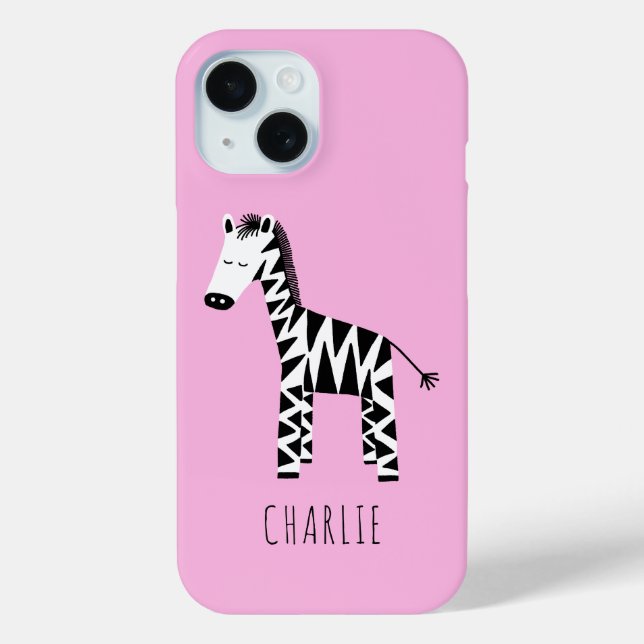 Zebra cute kids Case-Mate iPhone case (Back)