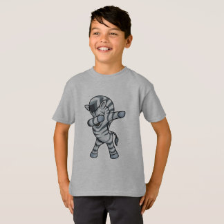Zebra Dabbing T-Shirt Boys Dab Dance