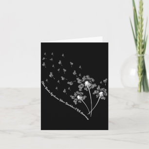 Zebra Dandelion Ehlers Danlos Syndrome Awareness Card
