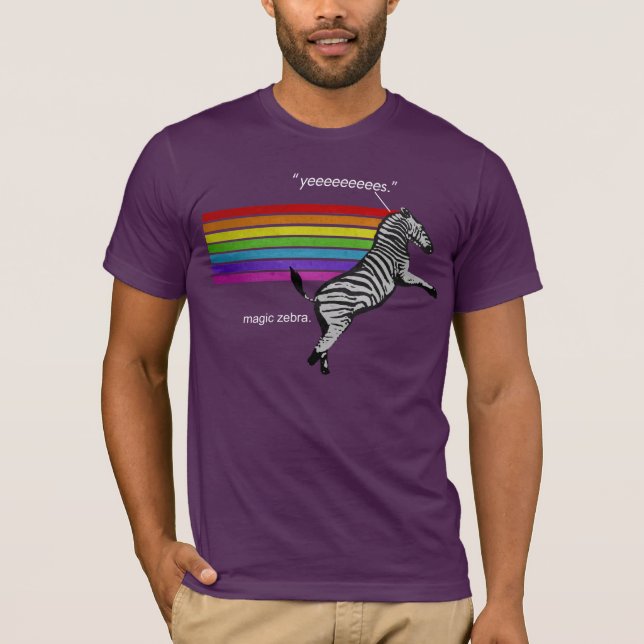 Zebra de Magic T-Shirt (Front)