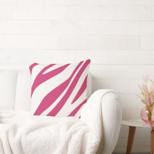 Zebra Design Choose Any Custom Colour Pillow