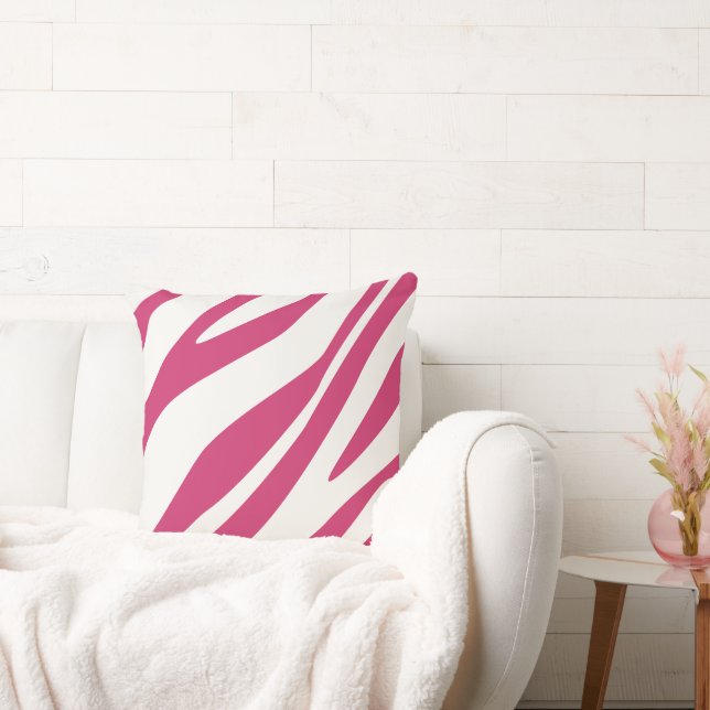 Zebra Design Choose Any Custom Colour Pillow (Couch)