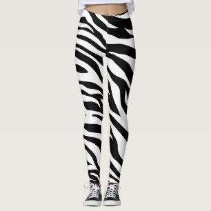 Zebra design legging