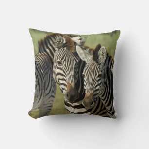 ZEBRA DOUBLE IMAGE THROW PILLOW