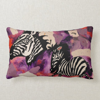 Zebra Dreams Lumbar Pillow