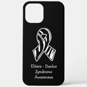 Zebra Ehlers-Danlos Syndrome EDS Awareness Ribbon iPhone 12 Pro Max Case