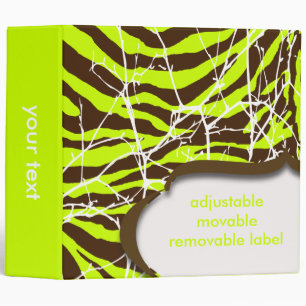 Zebra en retro binder