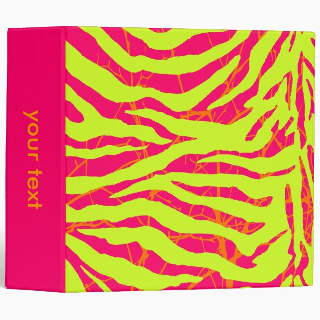 Zebra en retro binder (Front/Spine)