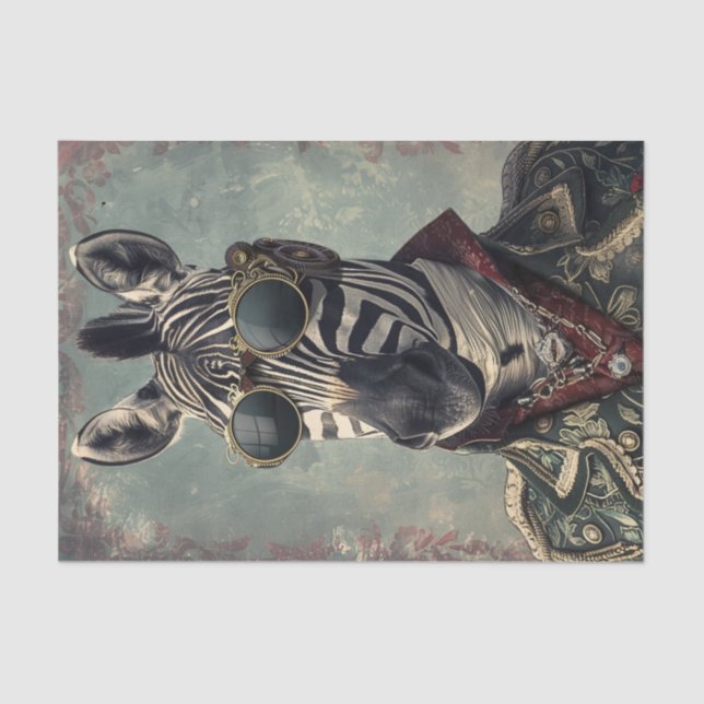 Zebra Extravaganza8 Tissue Paper (Front)