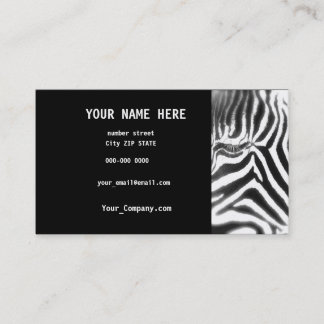 ZEBRA EYE Business Card