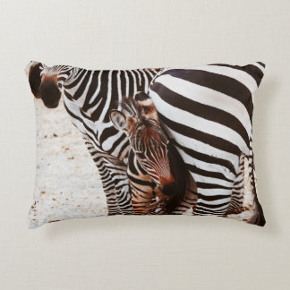 ZEBRA FAMILY ACCENT PILLOW