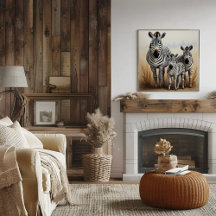 Zebra Family Cute and Endearing Wildlife