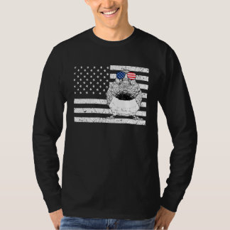 Zebra Finch 4th of July Bird Watching US American T-Shirt