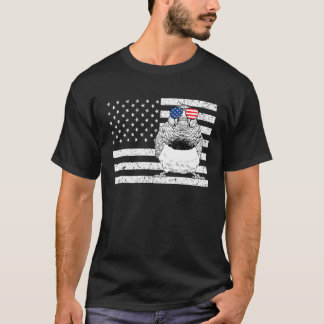 Zebra Finch 4th of July Bird Watching US American  T-Shirt