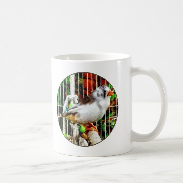 Zebra Finch Coffee Mug (Right)