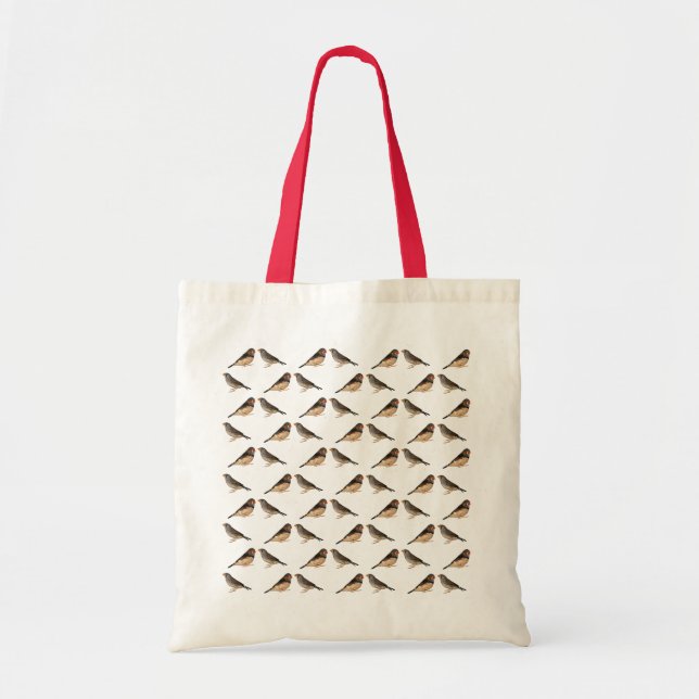 Zebra Finch Frenzy Bag (Front)
