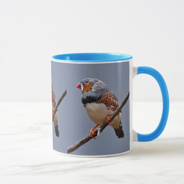 Zebra Finch Mug (Right)