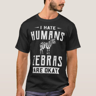 Zebra For Men Women Africa Horse Safari Zoo Keeper T-Shirt