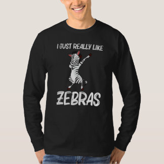 Zebra For Men Women African Zoo Animal 1 T-Shirt