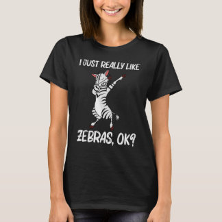 Zebra For Men Women African Zoo Animal  1 T-Shirt