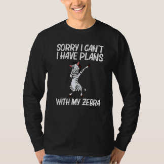 Zebra For Men Women African Zoo Animal 3 T-Shirt