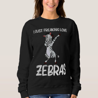 Zebra For Men Women African Zoo Animal 4 Sweatshirt