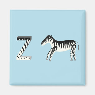 Zebra Fridge Magnet