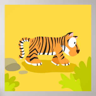 Zebra from my world animals serie poster