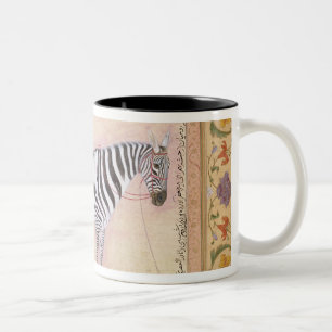 Zebra, from the 'Minto Album', 1621 (gouache on pa Two-Tone Coffee Mug