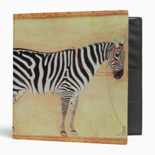 Zebra, from the "Minto Album", Mughal, 1621, Binder