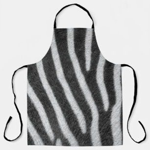 Zebra Fur Animal Pattern Apron
