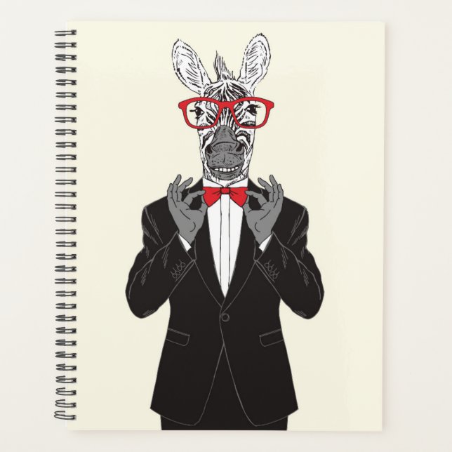 Zebra Gentleman Planner (Front)