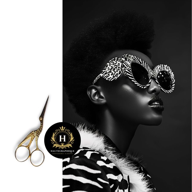 Zebra Glam Rock Star Decoupage Tissue Paper (Creator Uploaded)