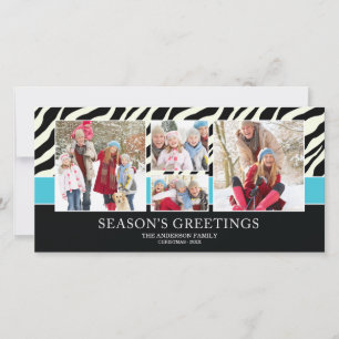 ZEBRA GREETINGS   HOLIDAY PHOTO CARD