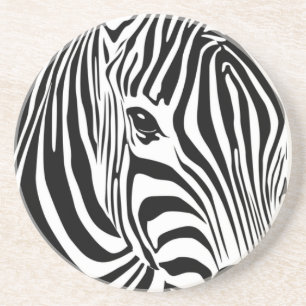 Zebra Head Coaster