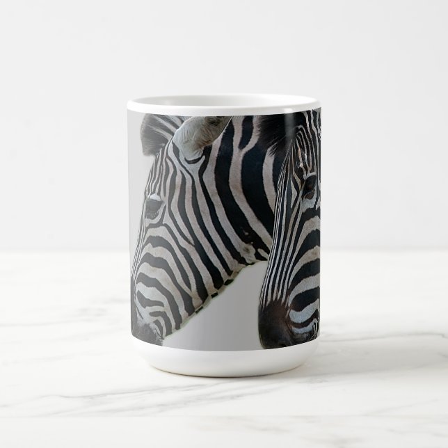 Zebra Heads  Coffee Mug (Center)