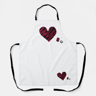 Zebra-heart Apron