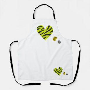 Zebra-heart Apron