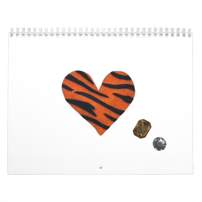 Zebra Heart Calendar (Cover)