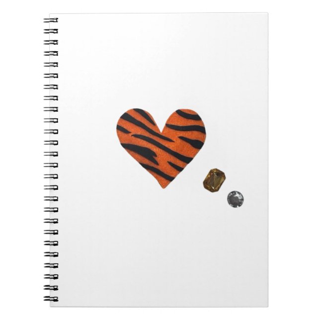 Zebra Heart Notebook (Front)
