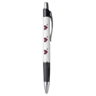 Zebra Heart Pen