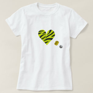 Zebra heart T-Shirt