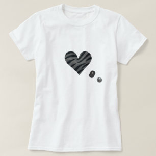 Zebra heart T-Shirt