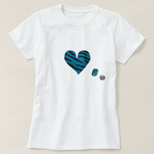 Zebra heart T-Shirt