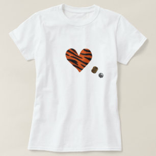 Zebra heart T-Shirt