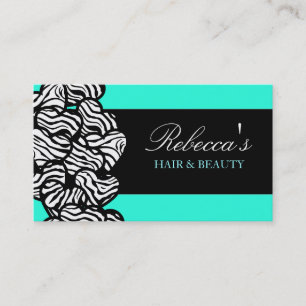 Zebra Hearts Design Carte de visite
