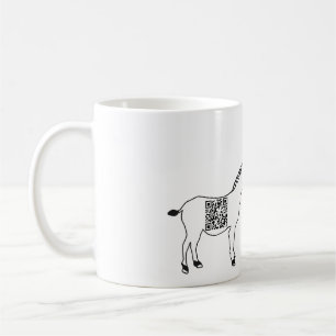zebra_humor_bar_code_qr_evolution_citation_drol coffee mug