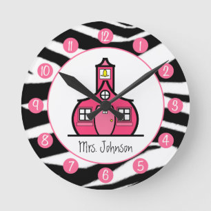 Zebra Imprimer Horloge Personnalisée Pour Les Ense