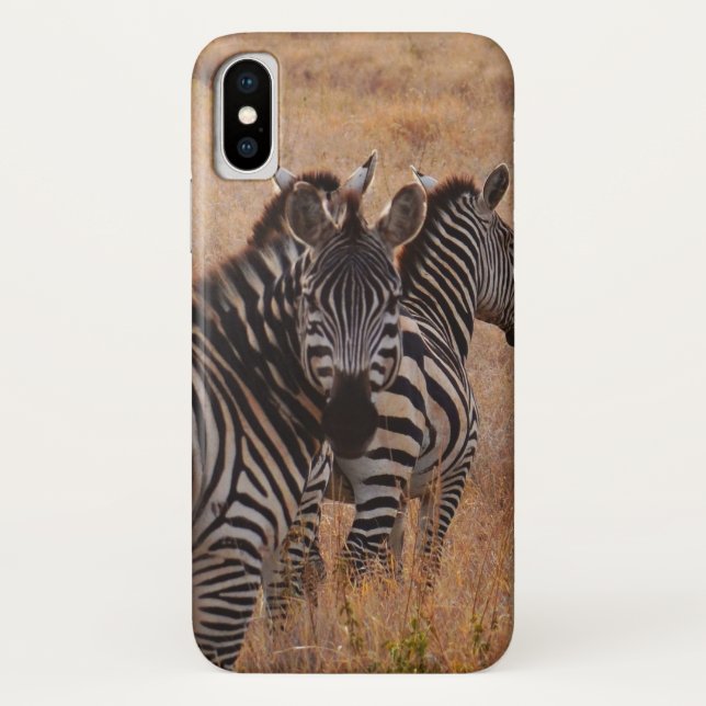Zebra in Kenya Case-Mate iPhone Case (Back)