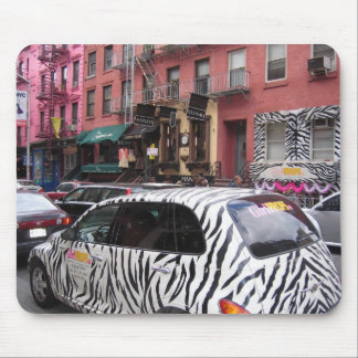 zebra in manhattan NYC mousepad design